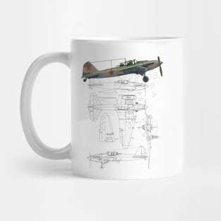 Sturmovik Iljushin IL-2 Mug